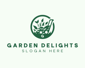 Mower Garden Landscaper logo design