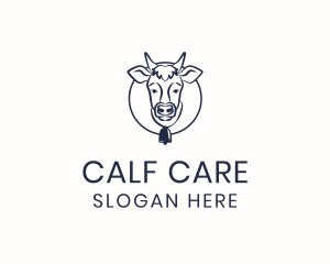 Cow Bell Animal logo design