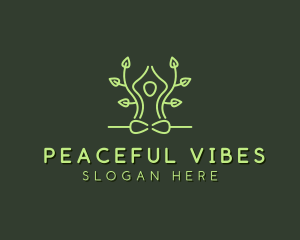 Yoga Meditation Spa logo design