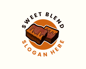 Sweet Brownies Dessert logo design