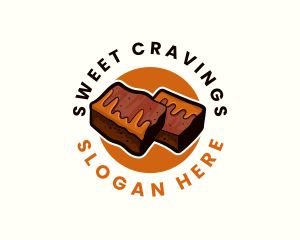 Sweet Brownies Dessert logo design