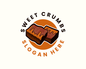 Sweet Brownies Dessert logo design