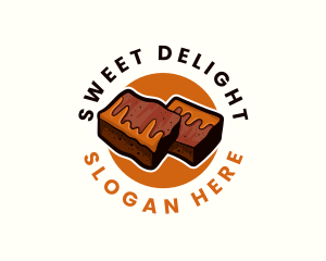 Sweet Brownies Dessert logo design