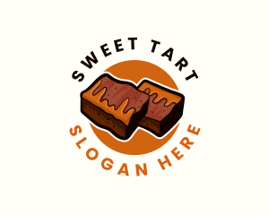 Sweet Brownies Dessert logo design