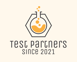 Test Tube Chemical  logo