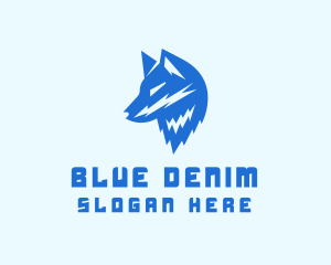 Blue Wolf Hunting logo design