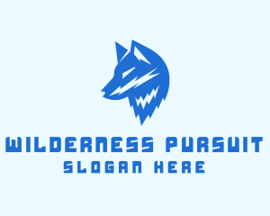 Blue Wolf Hunting logo design