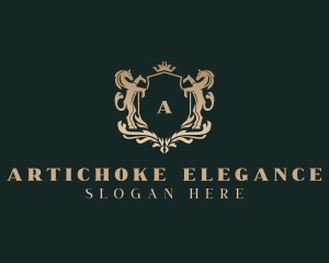 Elegant Regal Horse  logo design