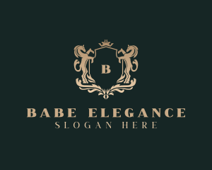 Elegant Regal Horse  logo design