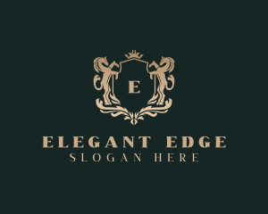 Elegant Regal Horse  logo design