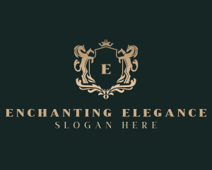 Elegant Regal Horse  logo design