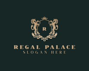 Elegant Regal Horse  logo design