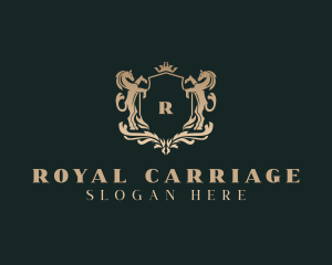 Elegant Regal Horse  logo design