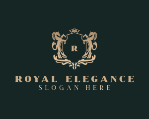 Elegant Regal Horse  logo design