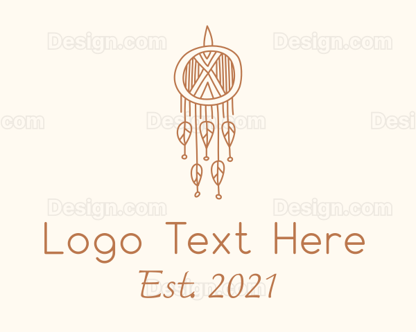 Boho Dreamcatcher Macrame Logo