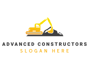 Industrial Excavator Builder logo design