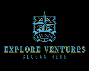 Adventure Traveler Exploration logo design