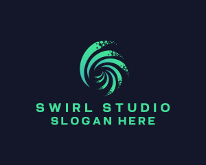 Creative Wave Swirl logo