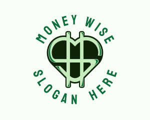 Cash Money Dollar Currency logo design