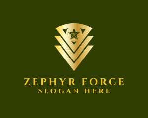 Army Badge Star logo design