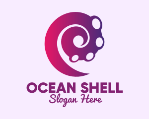 Gradient Spiral Tentacle logo