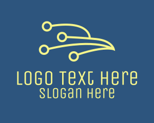 Tech Abstract Bird   logo