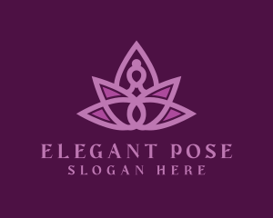 Zen Lotus Yoga  logo design