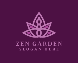 Zen Lotus Yoga  logo design