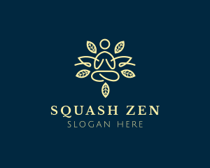 Zen Leaf Meditation  logo design