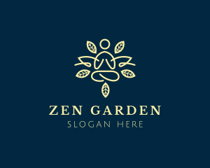 Zen Leaf Meditation  logo design