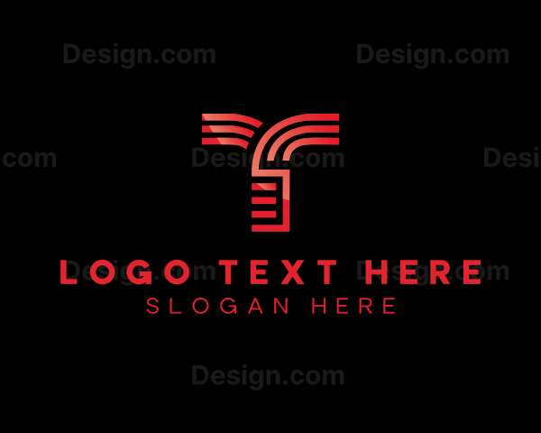 Generic Business Letter T Logo