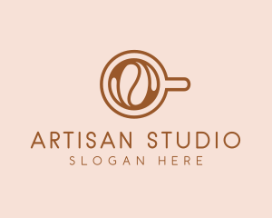 Artisanal Cafe Coffee Cup logo design