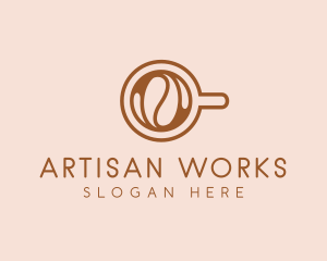 Artisanal Cafe Coffee Cup logo design