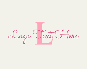 Feminine Cursive Beauty logo