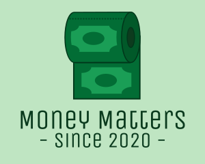 Toilet Paper Money logo design