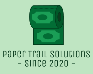 Toilet Paper Money logo design