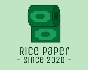 Toilet Paper Money logo design