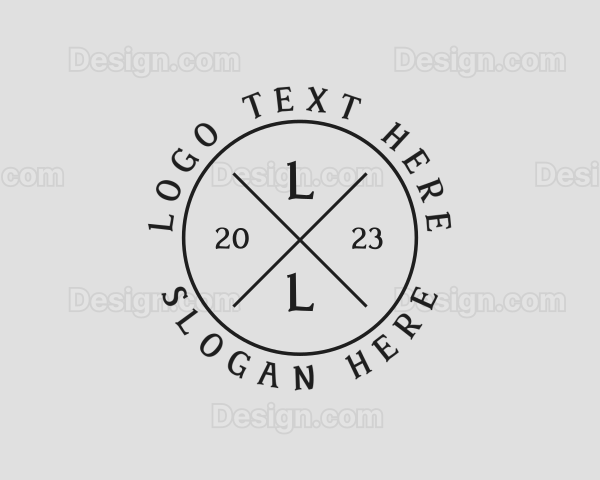 Hipster Fashion Apparel Logo