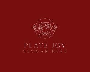 Minimalist Steak Plate logo