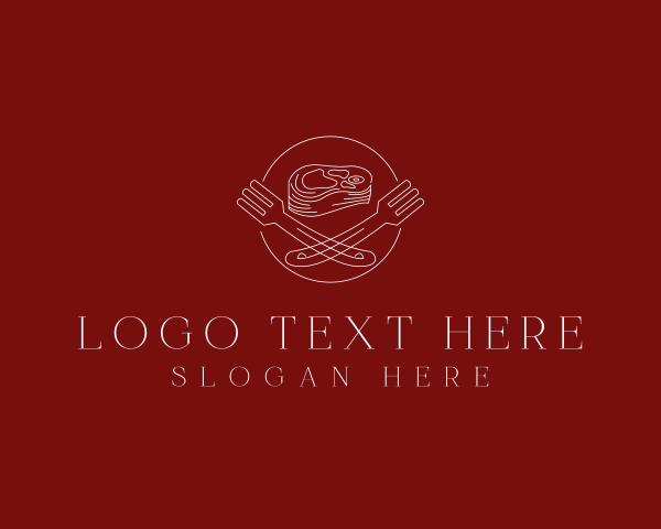 Minimalist Steak Plate logo