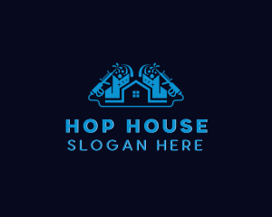 House Pressure Wash logo design