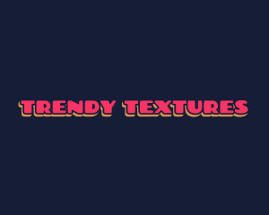 Retro Text Boutique logo design