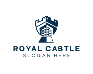 Castle Gate Shield logo design