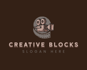 Retro Camera Film logo design