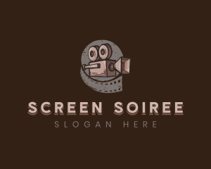 Retro Camera Film logo design