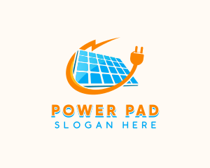 Solar Power Panel logo design