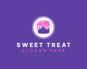 Yummy Cake Dessert logo design