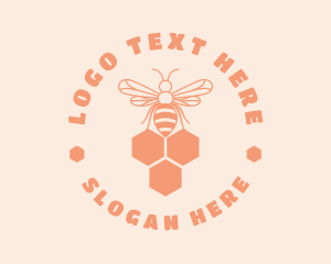 Organic Honey Bee  Logo
