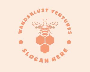 Organic Honey Bee  Logo