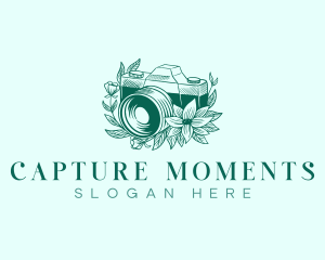 Camera Wedding Photography logo design